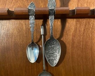 223 Worlds Columbian Expo. Sterling Souvenir Spoons