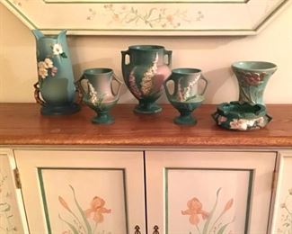 Roseville Pottery  Foxglove and Apple Blossom 