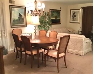 Dining Table and Six Chairs 