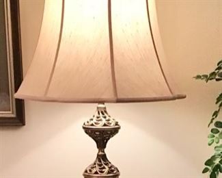 One of Pair of Rembrandt Lamps