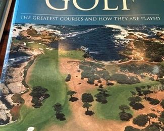 Golf coffee table book