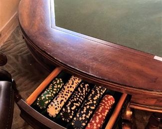 Drawers for poker chips