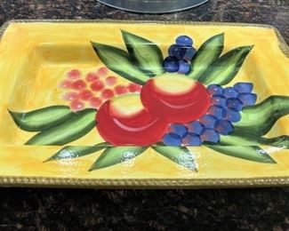 Colorful platter