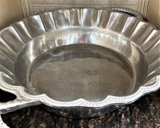 Large metal ware bowl