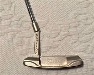 2000 Scotty Cameron Pro Platinum Mid-Slant putter and headcover - 35"