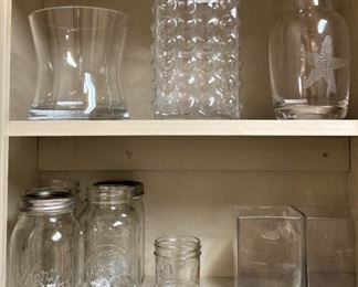 Vases and canning jars
