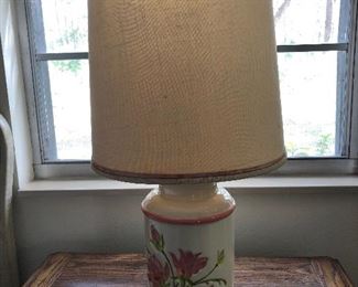 One of two matching lamps