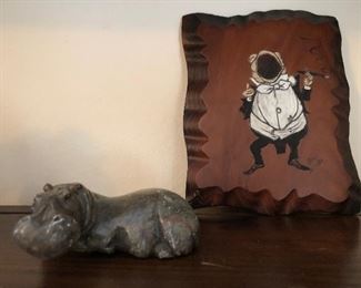 Hippo and frog on board!