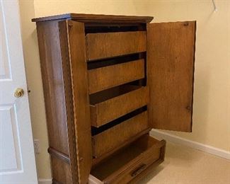 Chest of drawers open