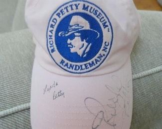 Richard and Lynda Petty Signed Hat