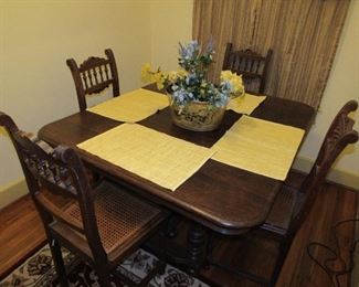 Country French oak breakfast set