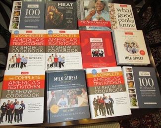 America's Test Kitchen and Milk Street big cookbooks!