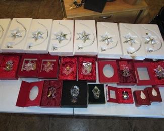Waterford Xmas ornaments