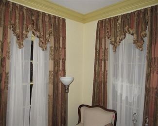 All curtains are for sale