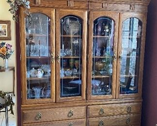 Excellent China Hutch, Dining Table & Buffet