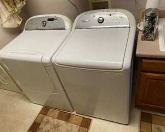 Whirpool Cabrio Washer and Dryer in NICE clean working condition.