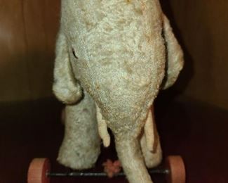 Steiff Elephant On Wheels