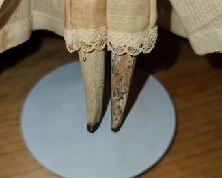 AMAZING ANTIQUE HANDCARVED WOODEN DOLL