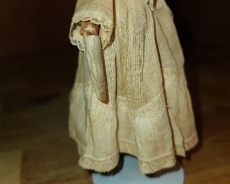 AMAZING ANTIQUE HANDCARVED WOODEN DOLL