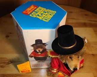 Steiff Golden Ages Of The Circus Performer Ringmaster Bear W/ All Accessories & Original Box