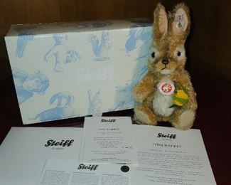 Steiff Niki Rabbit Limited Edition W/ COA & Box