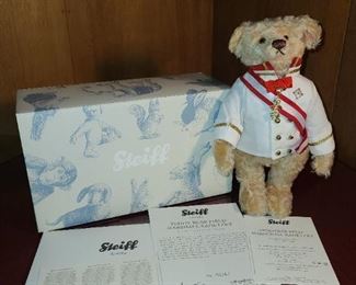Steiff Teddy Bear Field Marshall Radetzky W/ COA & Box