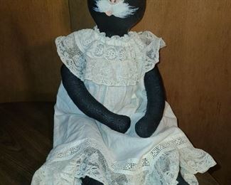 Handmade Cat Artist Doll 1999
