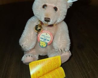 Steiff Hobby Center Toys Teddy Baby Rose 1990