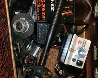 Vintage Cameras Including An ORIGINAL Polaroid