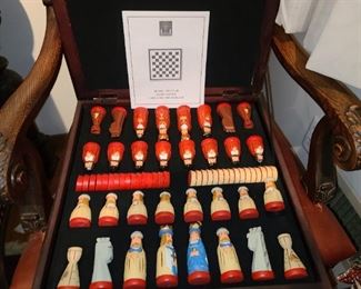 Hand Carved Wooden Chess Set
