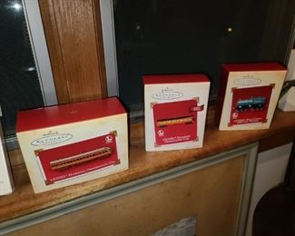 Hallmark Train Ornaments