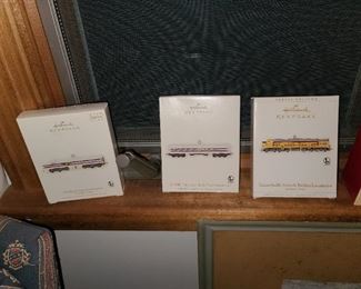 Hallmark Train Ornaments