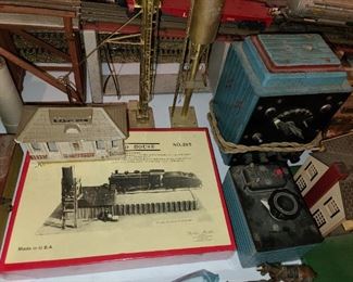 Train Collectibles GALORE! (Train Cars, Train Sets, Bridges, Books, Collector's Plates, Ornaments, Posters, Pictures, Paintings, Figures, Buildings, Accessories, Clocks, & MORE!)