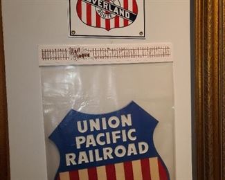 Union Pacific Railroad Sign In Original Package