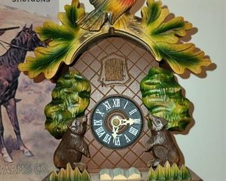 German Cuckoo Clock W/ Weights