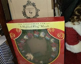 Muffy Bear Christmas Wreath