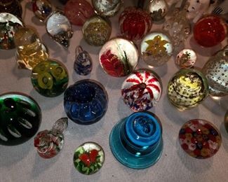 Art Glass Paperweight Collection