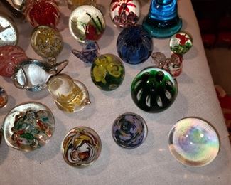 Art Glass Paperweight Collection