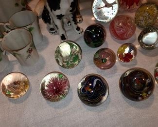Art Glass Paperweight Collection