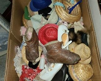 Antique Doll /Bear Shoes & Accessories