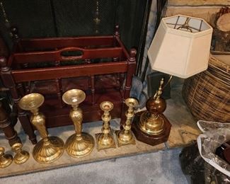 Brass Candlestick Holders