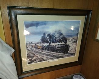 Train Framed Artwork
