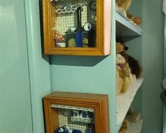 Antique German Framed Dioramas