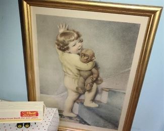Antique Baby Framed Print