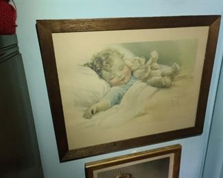 Antique Baby Framed Print