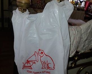 Vintage RCA Nipper Dog Bag