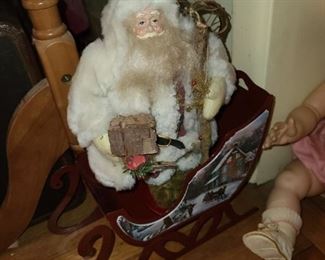 Santa In Sleigh