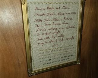 Framed Sampler