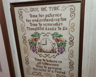 Framed Needlepoint