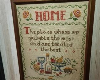 Framed Needlepoint
